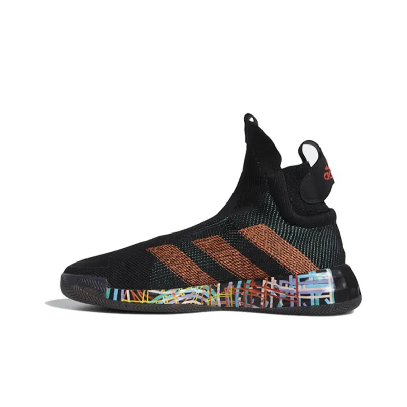 Adidas N3xt L3v3l Core Black Multi Color Print-2