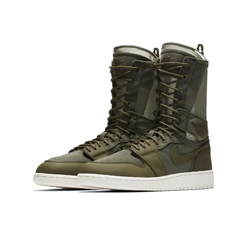 Jordan 1 Explorer Xx Olive Canvas Women's-2