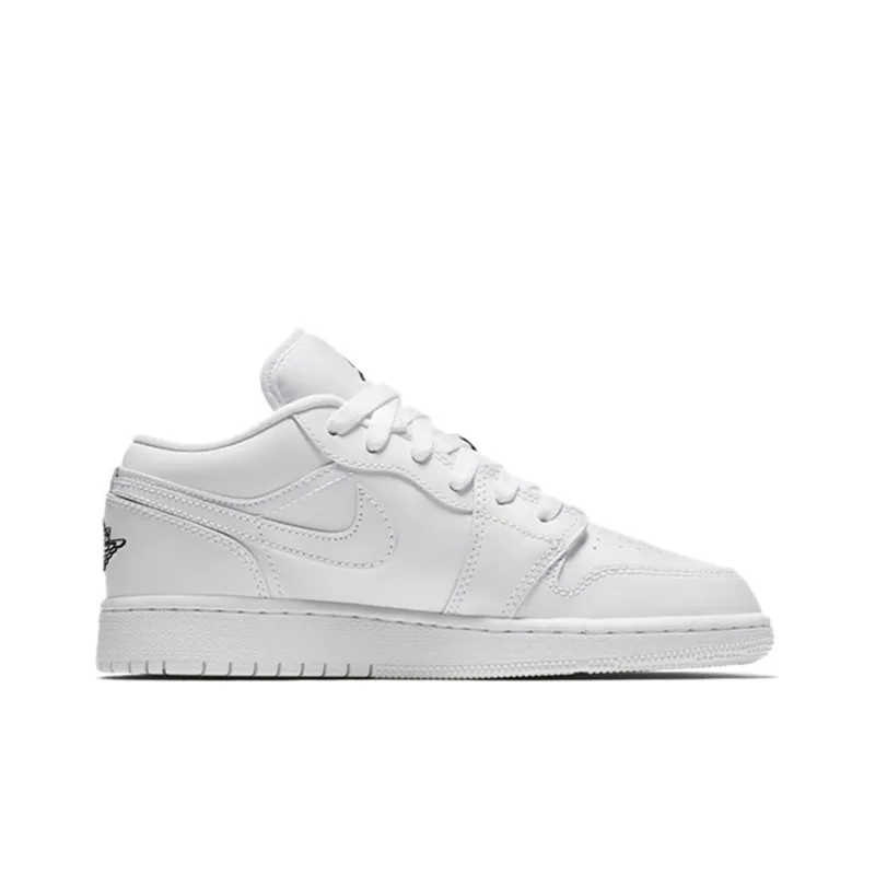 Jordan 1 Low GS Triple White-1