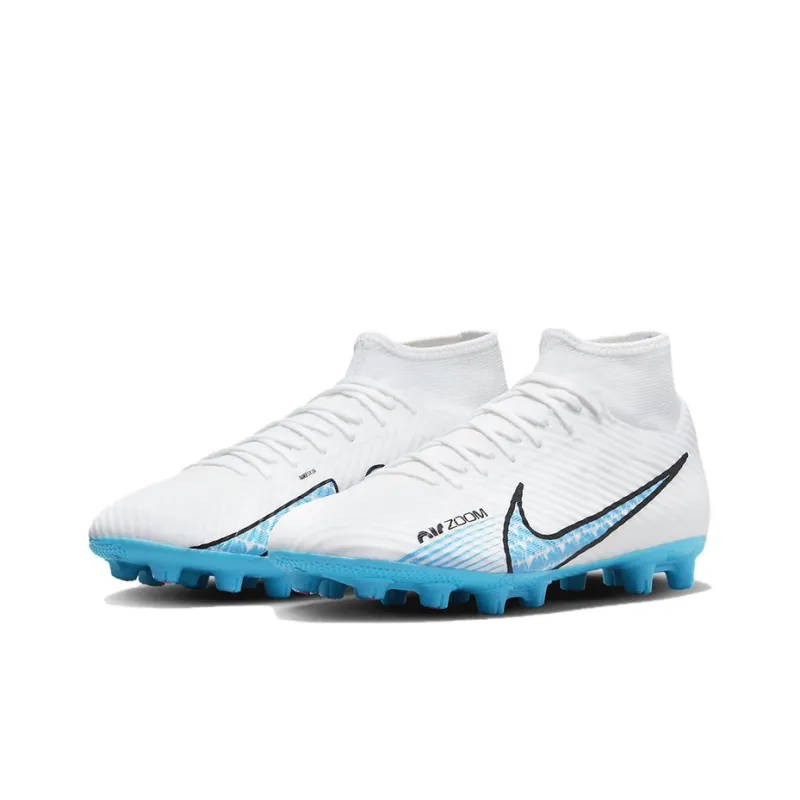 Nike Mercurial Superfly 9 Academy HG 'White Blue'-2