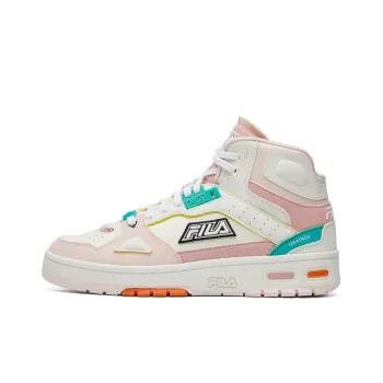 FILA FUSION Heritage Retro Basketball Shoes 'White Pink' Women's