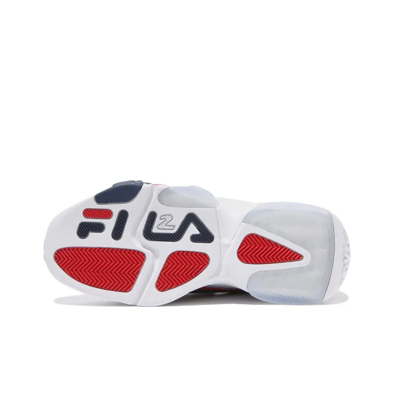 Y/Project x FILA Stackhouse 2 Stackhouse 2 High Top Vintage Basketball Shoes Unisex White Red Korean Style-4
