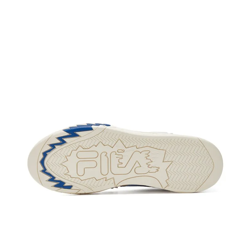 FILA FUSION Classic Basketball Shoes 'White Blue'-4