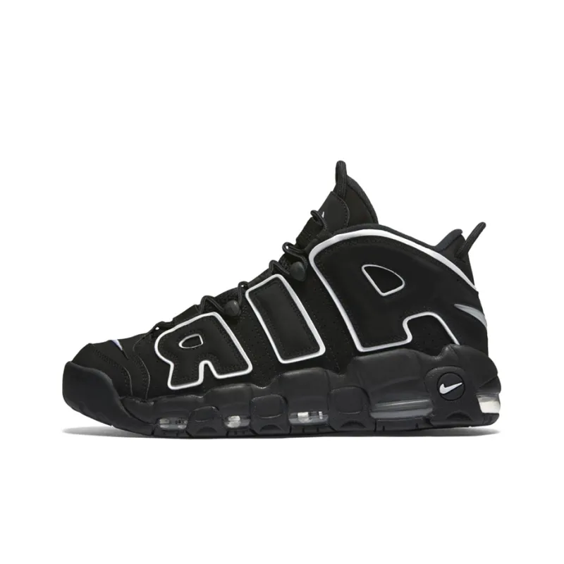 Nike Air More Uptempo Black White-0