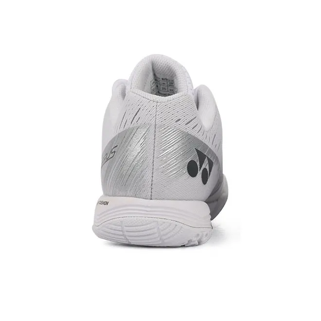 YONEX Power Cushion Badminton Shoes Women's Low Top White Gray Silver-3