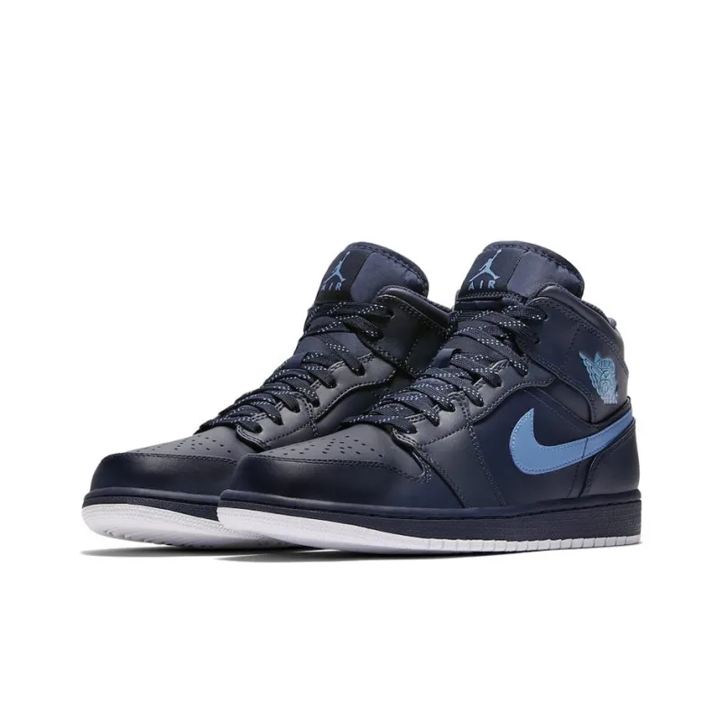 Jordan 1 Retro Mid Obsidian University Blue-1