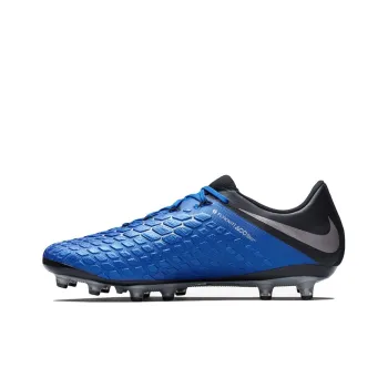Nike Hypervenom Phantom 3 AG Rubber Short Studs Cushioning Anti-Slip And Wear-Resistant Soccer Shoes Men's Blue Black