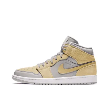 JORDAN 1 Mid Mixed Textures Yellow