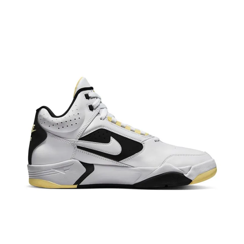 Nike Air Flight Lite Mid White Lemon Black White-1