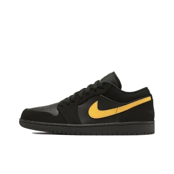 Jordan 1 Low Black University Gold