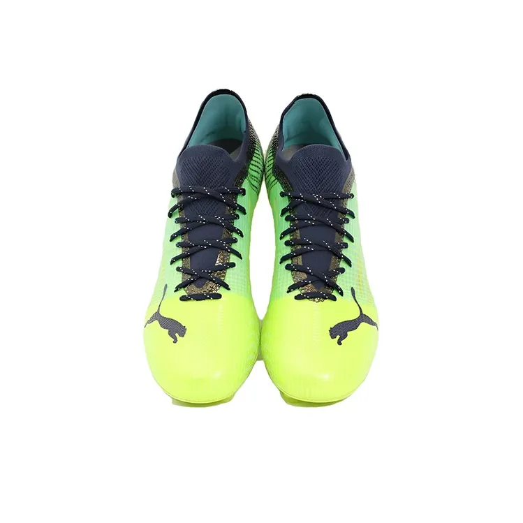 PUMA Ultra 1.3 Soccer Shoes Men Low-Top Yellow/Green-2