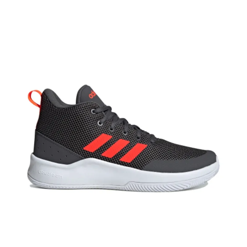 Adidas Neo Speedend2end Breathable Low Top Vintage Basketball Shoes Men's Gray Red-1