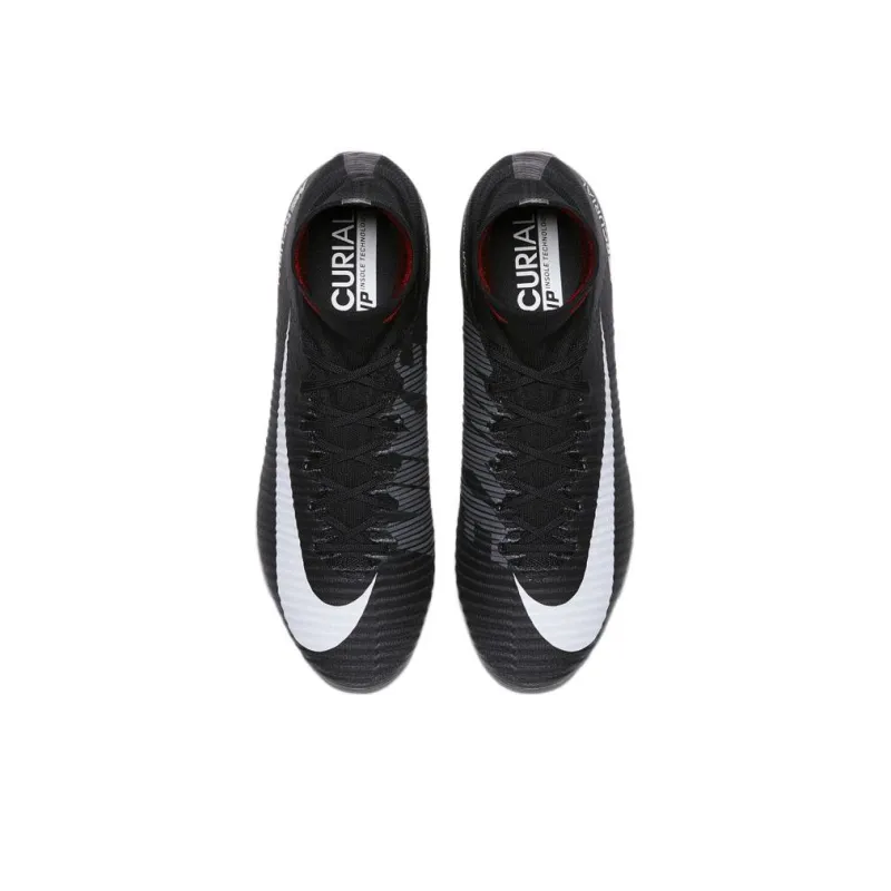 Nike Mercurial Superfly 5 Soccer Shoes Men High Top Black/White-3