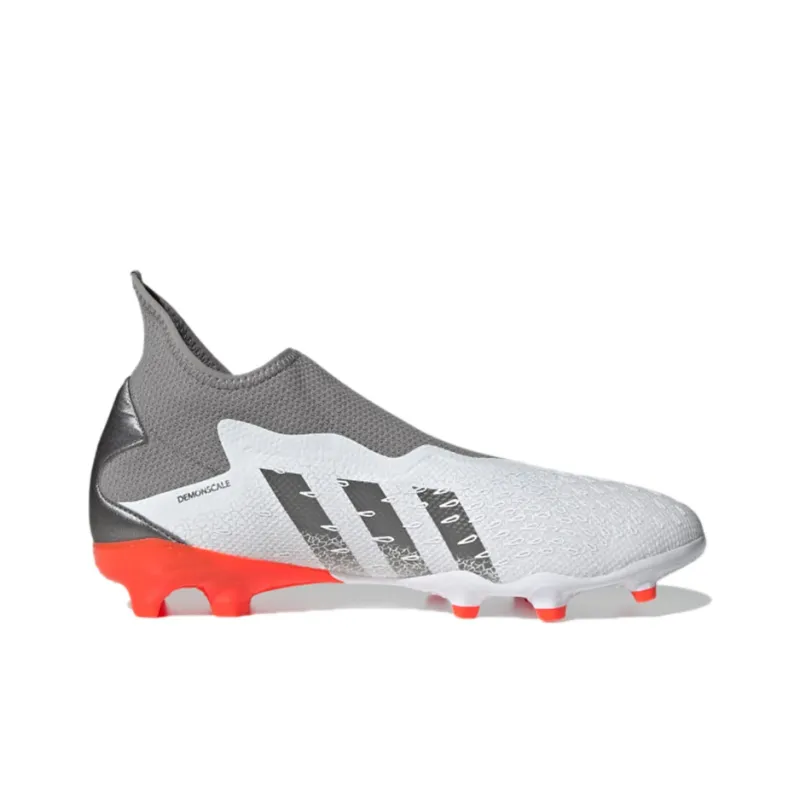 Adidas Predator Freak.3 Laceless Fg 'Demonscale White Solar Red'-1