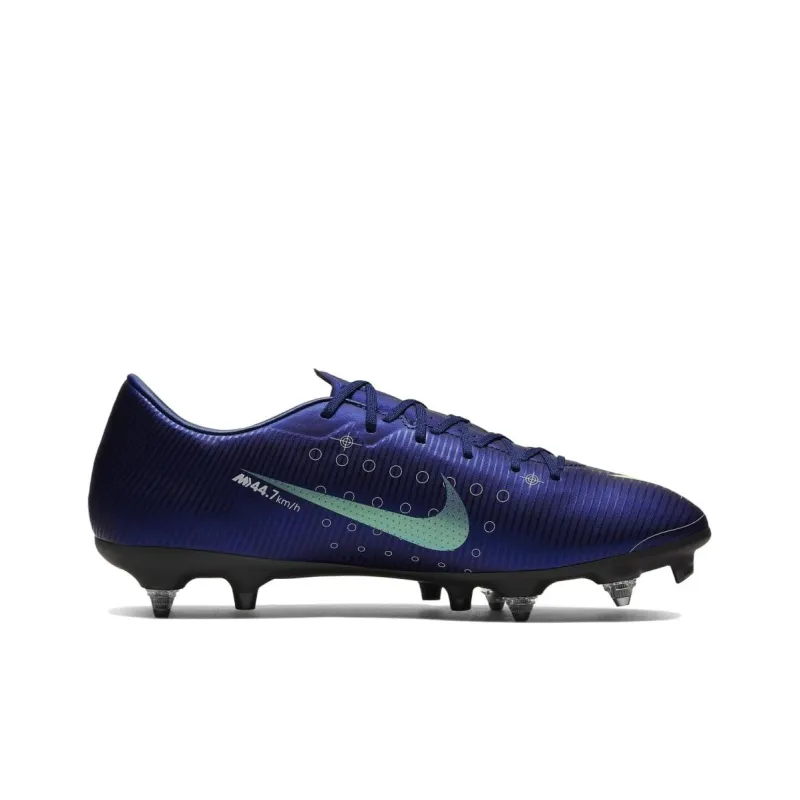 Nike Mercurial Vapor 13 Soccer Shoes Men Low-Top Blue-1