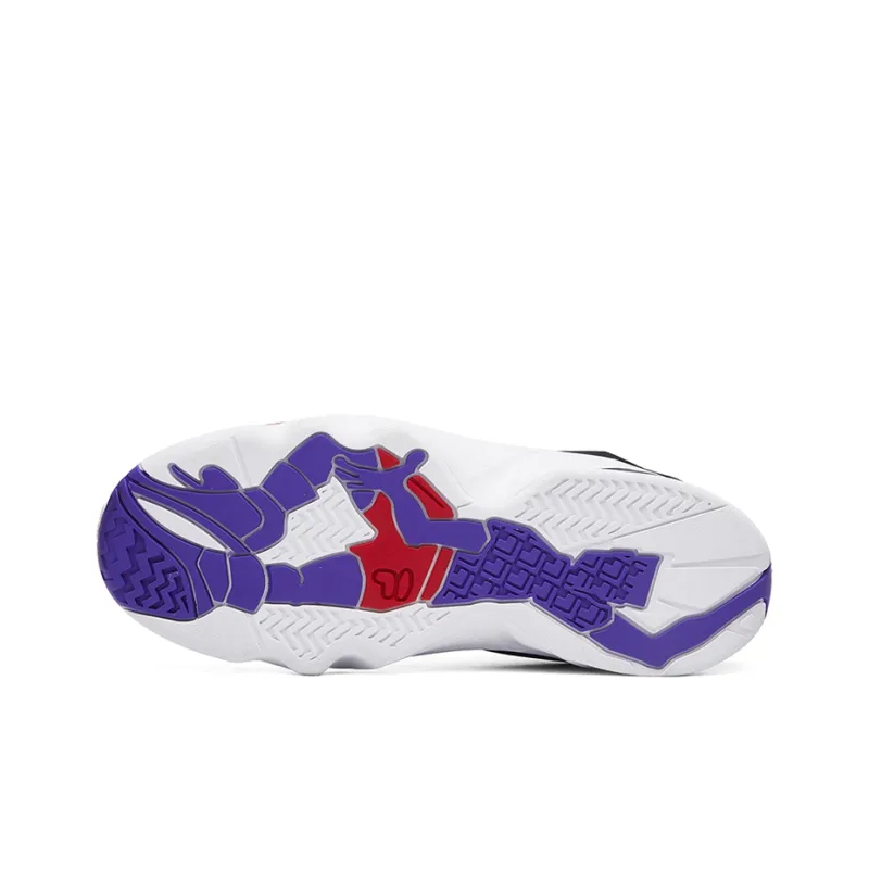 FILA Jamball Mid Sneakers 'Black Purple'-4