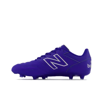 New Balance 442 V2 Team FG Hard Surface Anti Slip Wear Resistant Soccer Shoes Unisex Purple