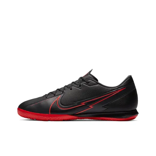 Nike Mercurial Vapor 13 Soccer Shoes Unisex Low-Top Black/Red