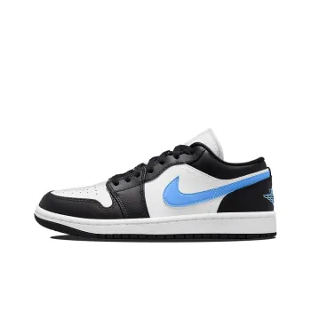 JORDAN 1 Low Black University Blue White Women's