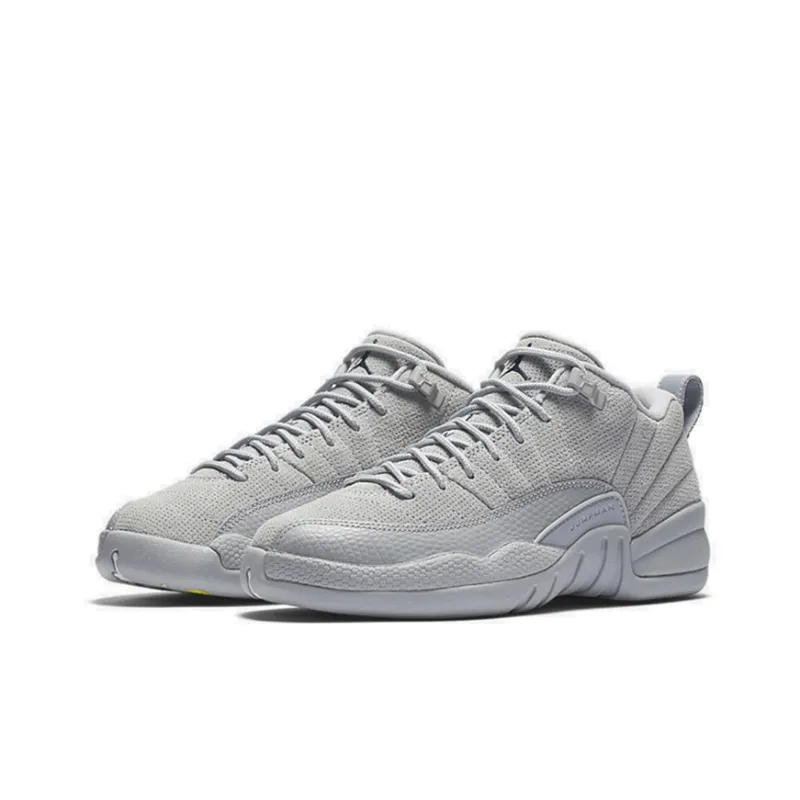 JORDAN 12 Retro Low Wolf Grey GS-2