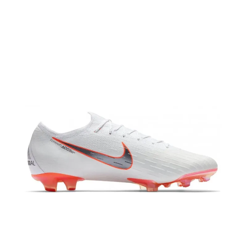 Nike Mercurial Vapor 12 Elite Fg 'White Grey Orange'-1