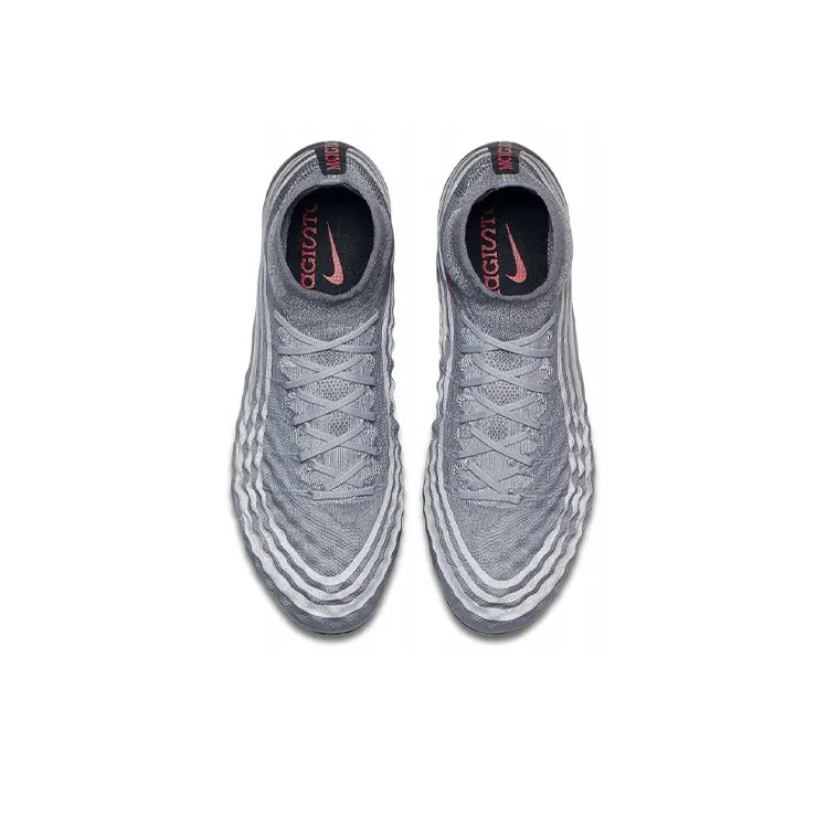 Nike Magista Obra 2 Soccer Shoes Men Mid Top Gray/Black-3