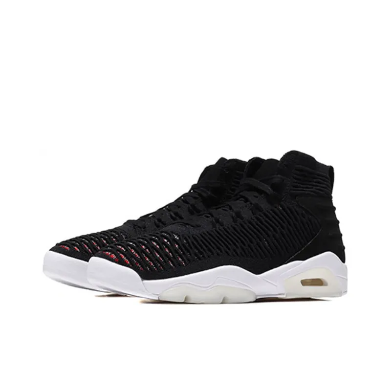 JORDAN Flyknit Elevation 23 Black University Red-2