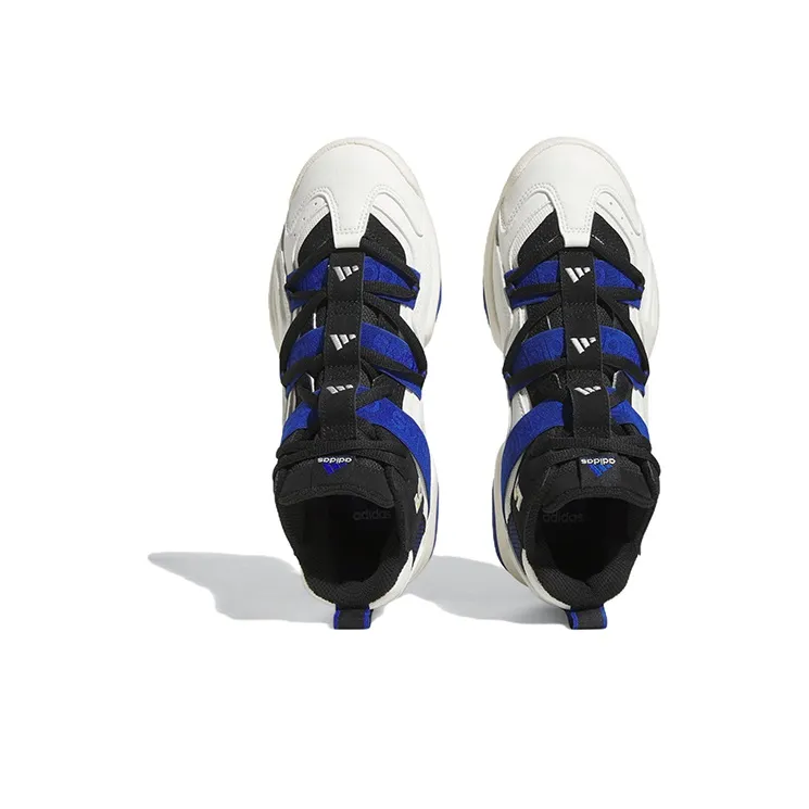 Adidas Top 10 2000 Off White Core Black Royal Blue-4