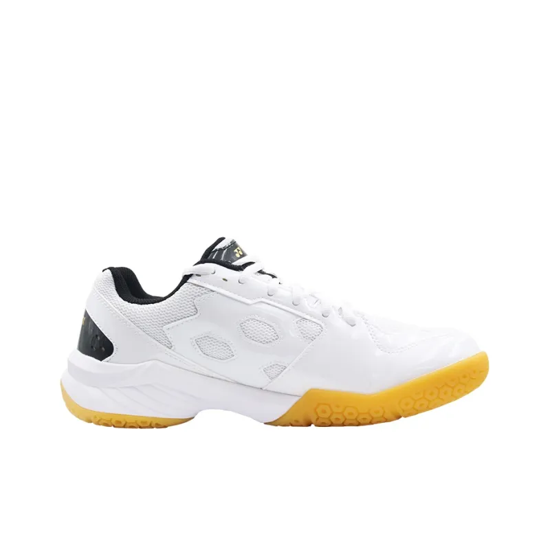 YONEX Power Cushion Low Top Badminton Shoes Unisex White Gold-1