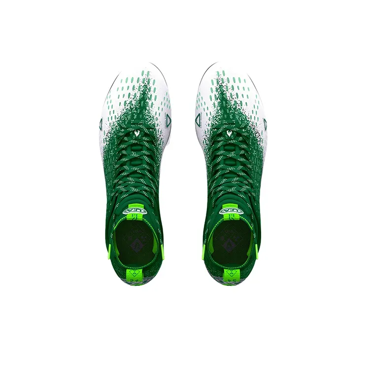 Under Armour FG Firm Ground Slip Resistant, Abrasion Resistant, Breathable Soccer Shoes Men's White Green-1