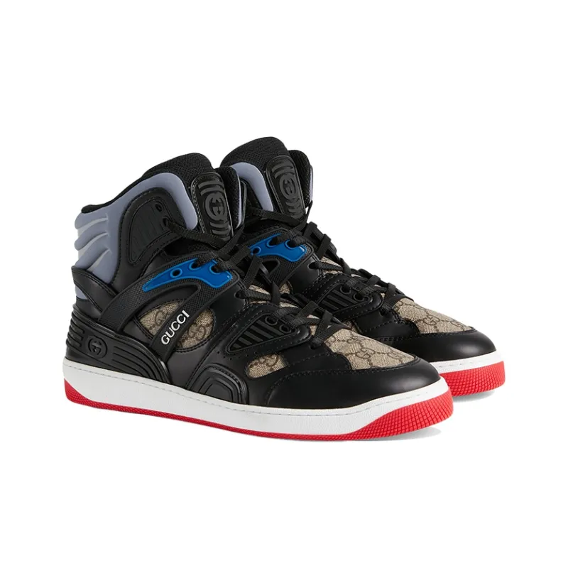 GUCCI Basket Black Demetra Beige Ebony Grey-2