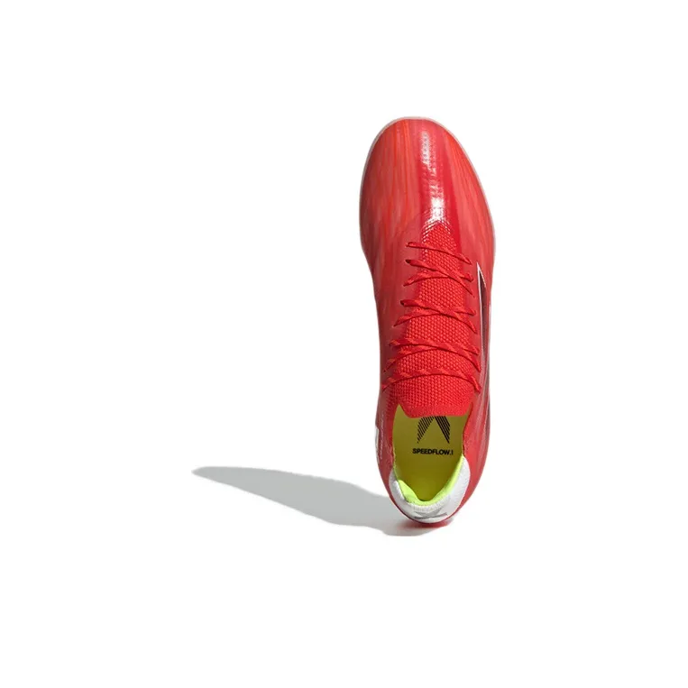 Adidas X Speedflow .1 Indoor Boots Slip-Resistant Breathable Soccer Shoes Unisex Red-4