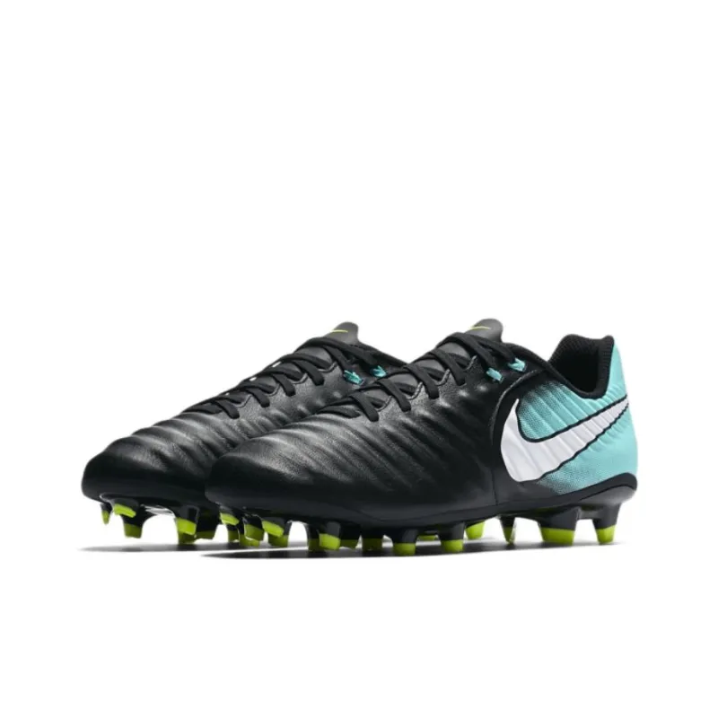 Nike Tiempo Ligera Vi Fg 'Black White Light Aqua'-2