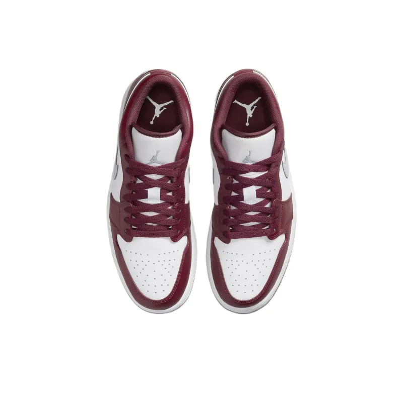 Jordan 1 Low White Bordeaux-3