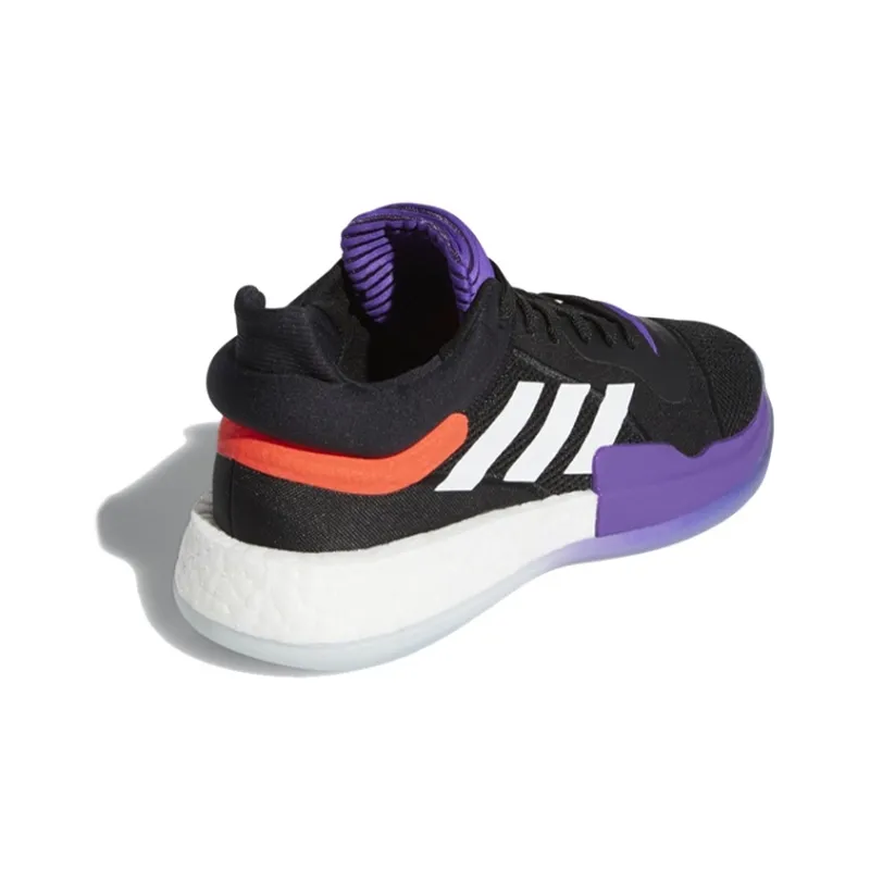 Adidas Marquee Boost Low 'Core Black/Solar Red/Active Purple' Women's-2