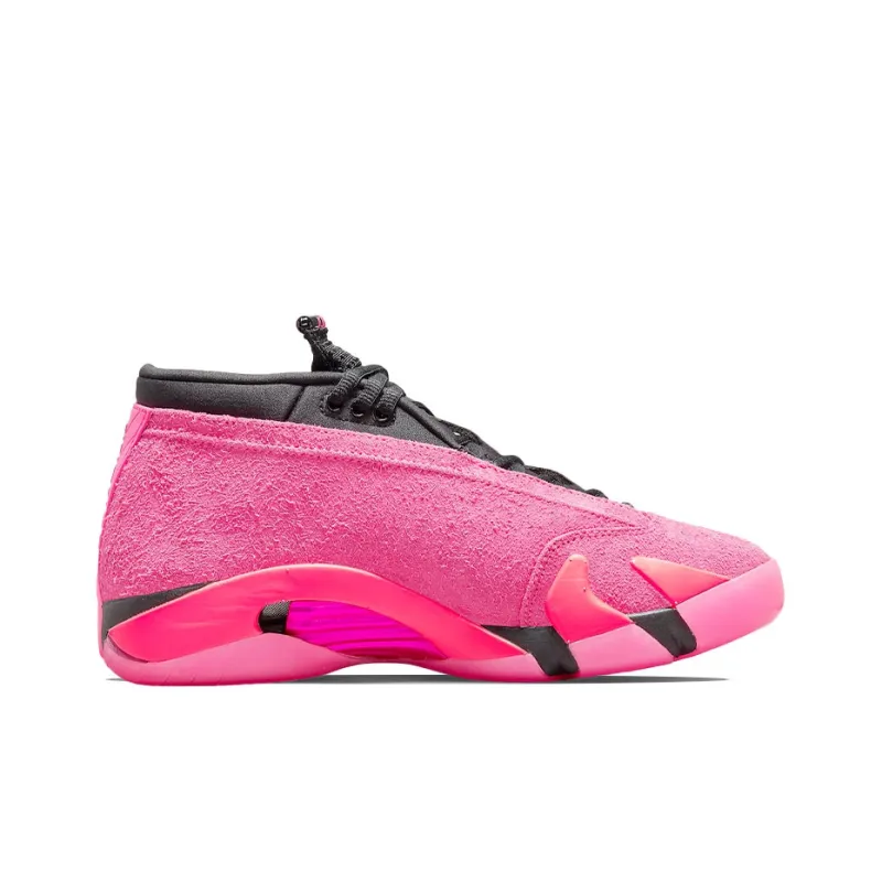 Jordan 14 Retro Low Shocking Pink Women's-1