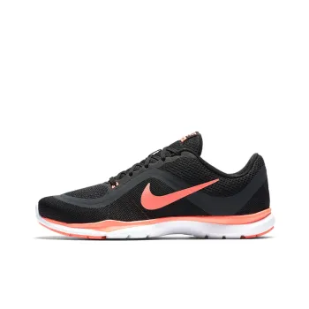Nike Flex Trainer 6 Cushioned Anti-Slip Wear-Resistant Breathable Lightweight Low-Top Training Shoes Women's Black Pink