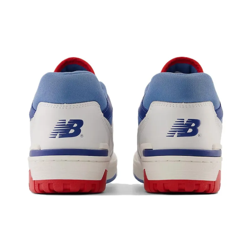 New Balance 550 White True Red Atlantic Blue-3