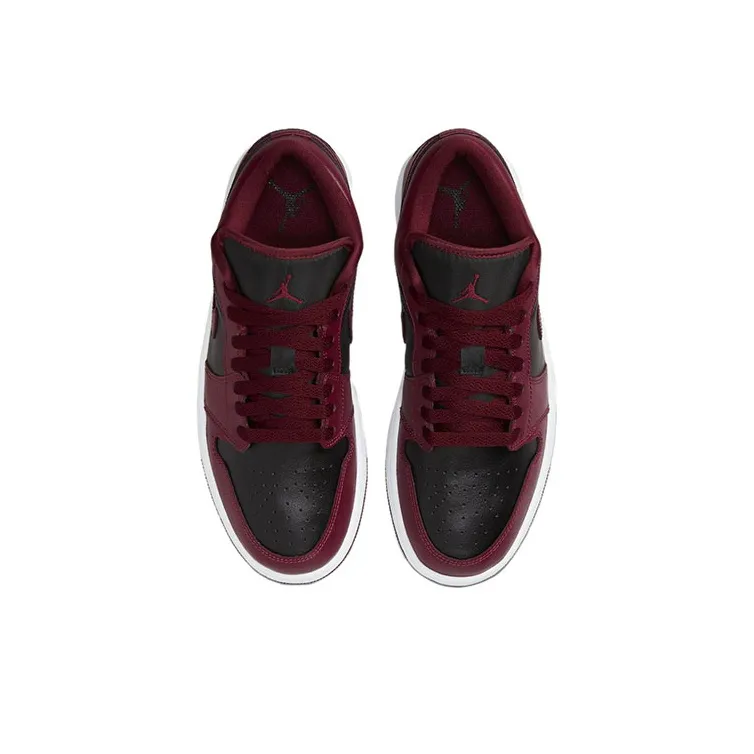 Jordan 1 Low Black Dark Beetroot Women's-3