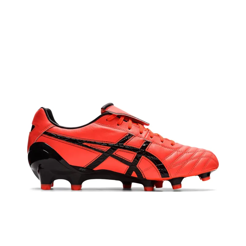 Asics Lethal Testimonial 4 Durable Breathable Soccer Shoes Men's Red Black-1