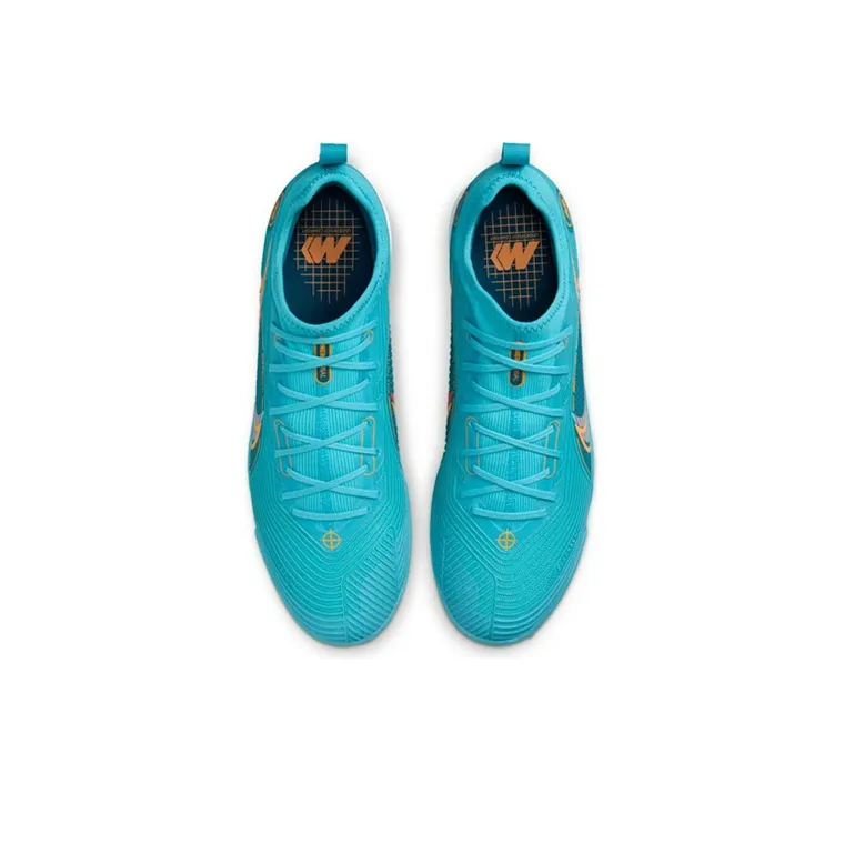 Nike Mercurial Air Zoom Vapor 14 Pro TF 'Chlorine Blue Laser Orange'-3