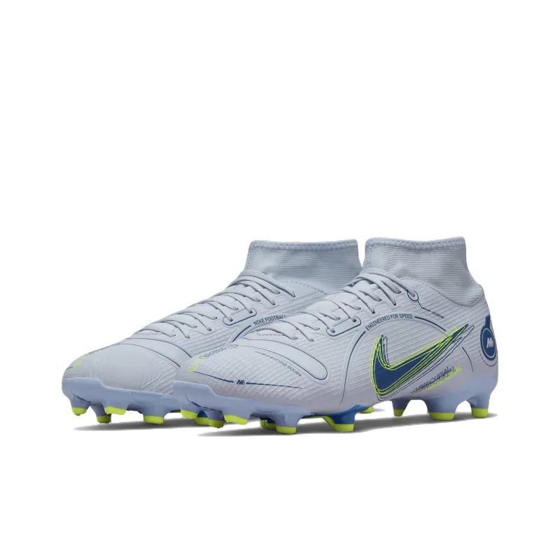 Nike Mercurial Superfly 8 Academy MG 'Grey Light Marine'-2