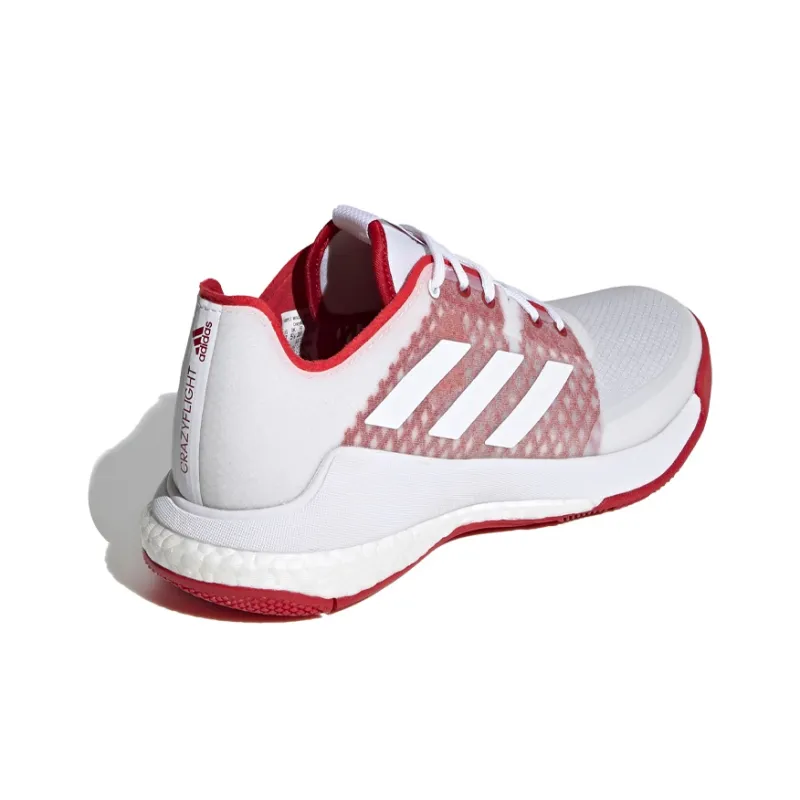 Adidas Crazyflight White Red Women's-3