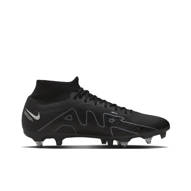 Nike Mercurial Superfly 9 Academy SG Pro Anti Clog Traction 'Black White'-1