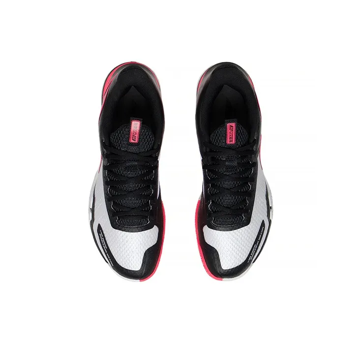 LiNing Flying Close To The Ground SE Cushioning Breathable Low-Top Badminton Shoes Unisex Black White-3