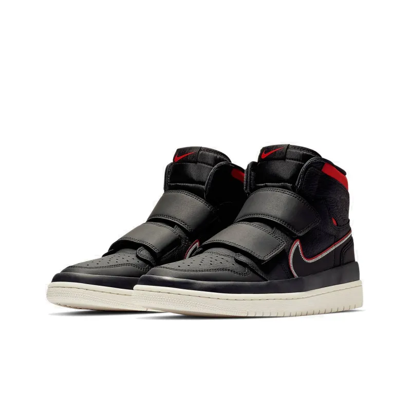 Jordan 1 Retro High Double Strap Black Gym Red-2