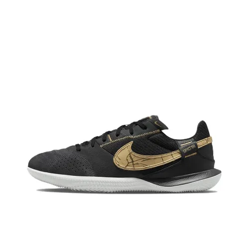 Nike Streetgato Soccer Shoes Unisex Low-Top Black/Gold