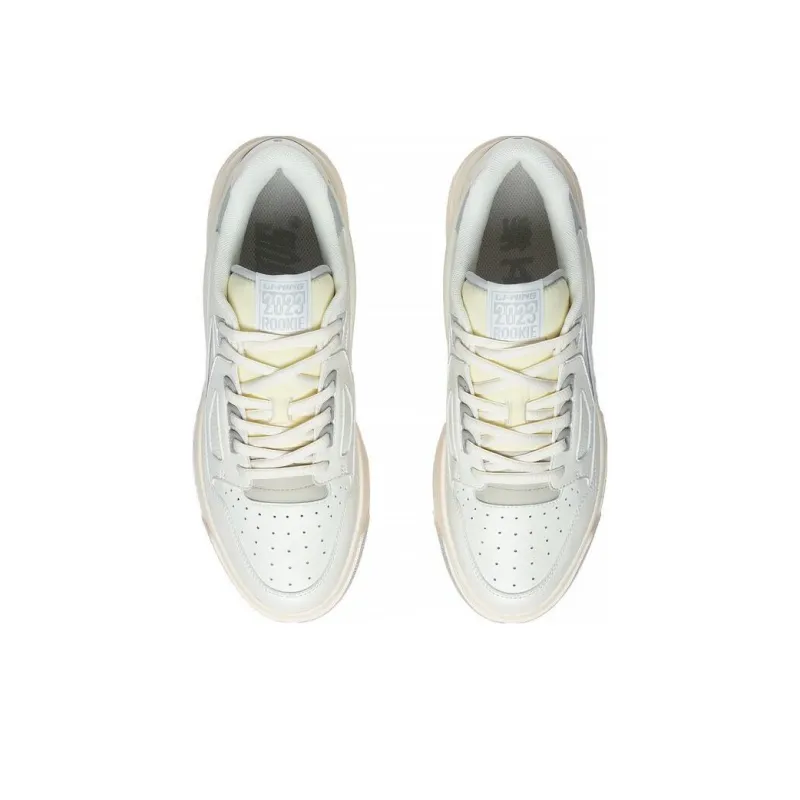 LiNing Rookie 2 Abrasion Resistant Breathable Low Top Vintage Basketball Shoes Men's White Gray-3