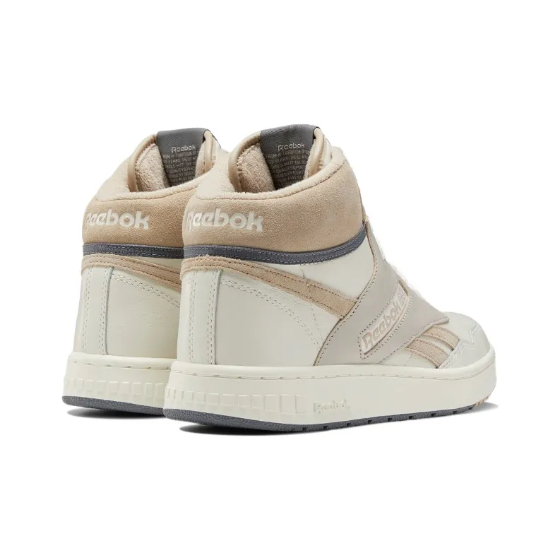 Reebok BB 4600 Slip-Resistant Cushioning Wear-Resistant High-Top Vintage Basketball Shoes Unisex Milk Tea Brown-3