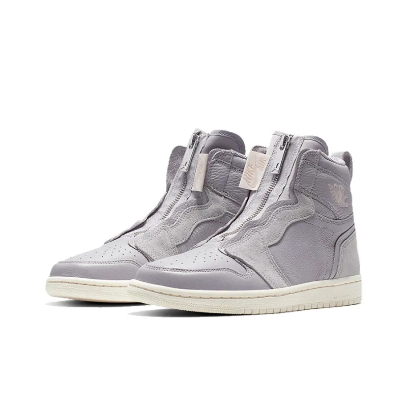 Jordan 1 Retro High Zip Atmosphere Grey Women's-2